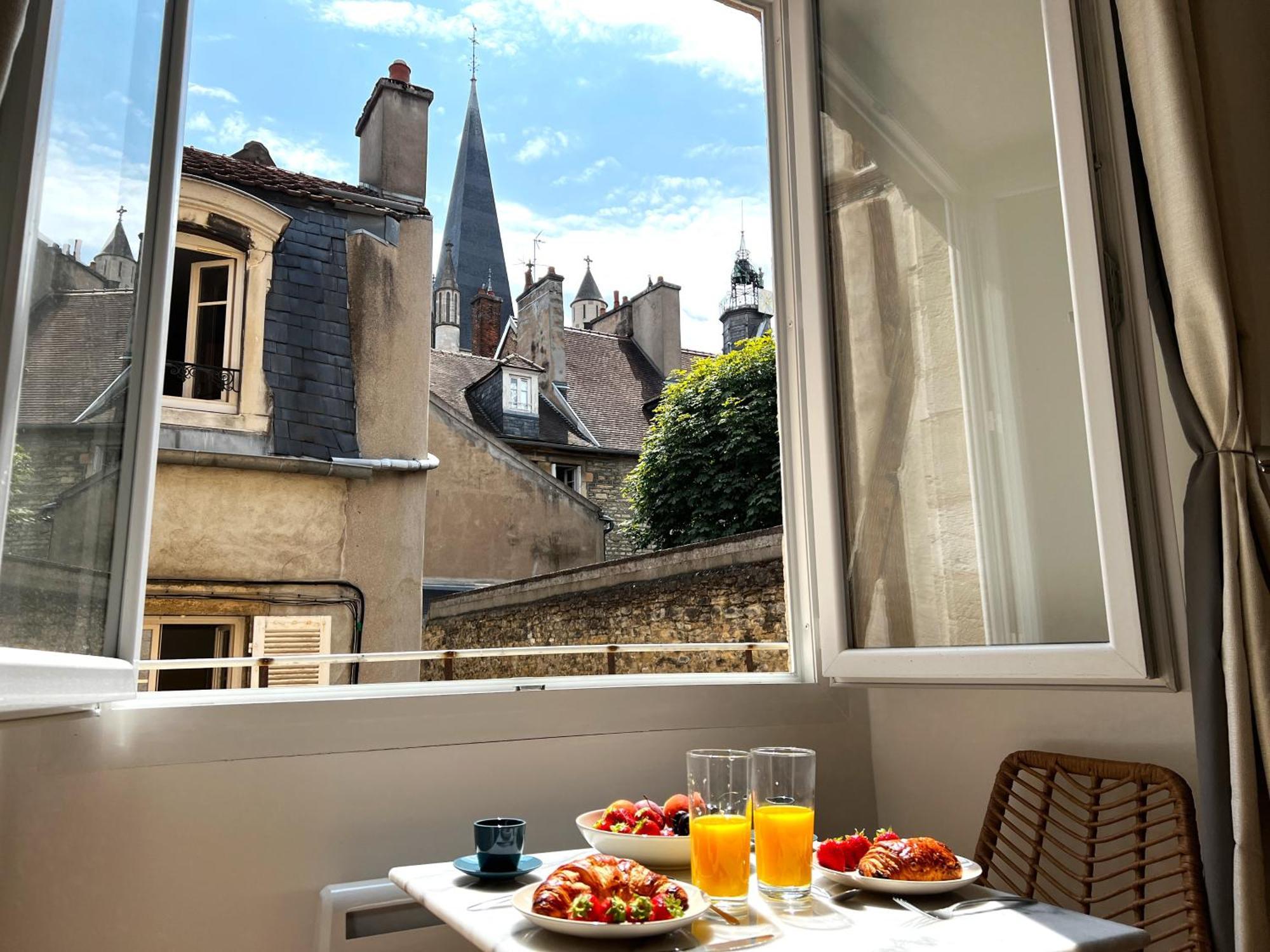 Le Petit Palais Notre Dame - Heart Of Dijon - With Ac Apartment Ngoại thất bức ảnh